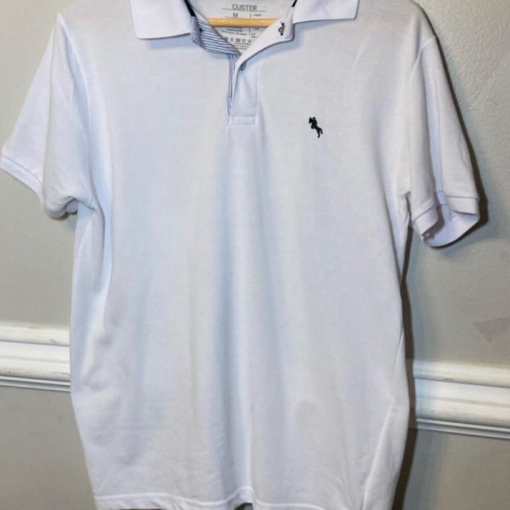 Unbranded Men's White Polo-shirts